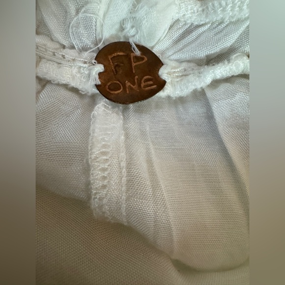 Free People Bella Note Eyelet Babydoll Dress Size Small. E37 - Picture 17 of 17